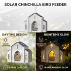 Happy Birds Chapel – Solar Glow Bird House